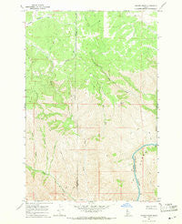 Hoover Point Idaho Historical topographic map, 1:24000 scale, 7.5 X 7.5 Minute, Year 1967
