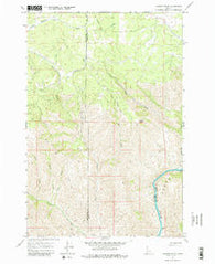 Hoover Point Idaho Historical topographic map, 1:24000 scale, 7.5 X 7.5 Minute, Year 1967