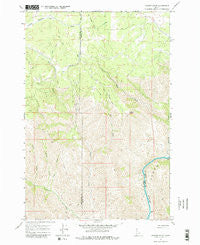 Hoover Point Idaho Historical topographic map, 1:24000 scale, 7.5 X 7.5 Minute, Year 1967