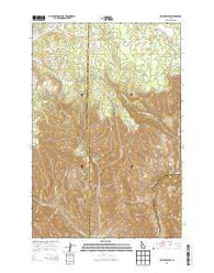 Hoover Point Idaho Current topographic map, 1:24000 scale, 7.5 X 7.5 Minute, Year 2013