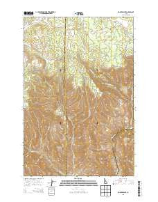 Hoover Point Idaho Current topographic map, 1:24000 scale, 7.5 X 7.5 Minute, Year 2013