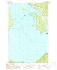 Hope Idaho Historical topographic map, 1:24000 scale, 7.5 X 7.5 Minute, Year 1989