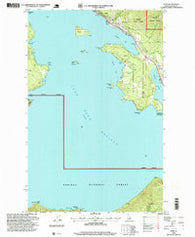 Hope Idaho Historical topographic map, 1:24000 scale, 7.5 X 7.5 Minute, Year 1996