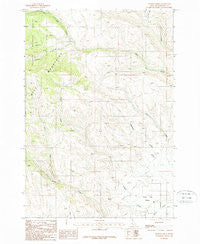 Hopper Creek Idaho Historical topographic map, 1:24000 scale, 7.5 X 7.5 Minute, Year 1987