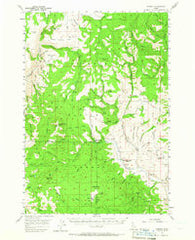 Hornet Idaho Historical topographic map, 1:62500 scale, 15 X 15 Minute, Year 1957