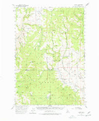 Hornet Idaho Historical topographic map, 1:62500 scale, 15 X 15 Minute, Year 1957