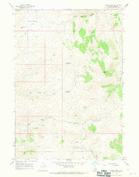 Horse Basin Idaho Historical topographic map, 1:24000 scale, 7.5 X 7.5 Minute, Year 1967