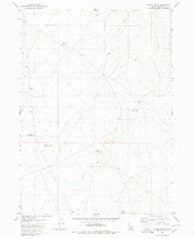 Horse Butte Idaho Historical topographic map, 1:24000 scale, 7.5 X 7.5 Minute, Year 1980