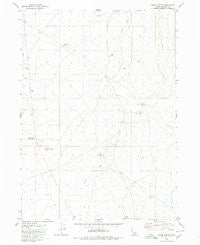 Horse Butte Idaho Historical topographic map, 1:24000 scale, 7.5 X 7.5 Minute, Year 1980