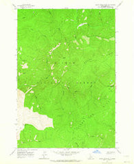 Horse Creek Butte Idaho Historical topographic map, 1:24000 scale, 7.5 X 7.5 Minute, Year 1962