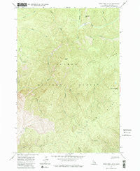 Horse Creek Butte Idaho Historical topographic map, 1:24000 scale, 7.5 X 7.5 Minute, Year 1962