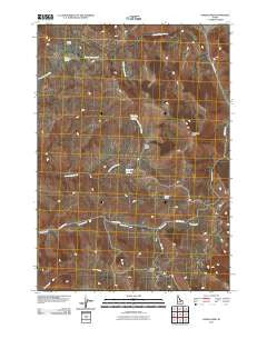 Horse Basin Idaho Historical topographic map, 1:24000 scale, 7.5 X 7.5 Minute, Year 2011
