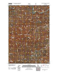 Horse Creek Butte Idaho Historical topographic map, 1:24000 scale, 7.5 X 7.5 Minute, Year 2011