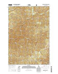 Horse Creek Butte Idaho Current topographic map, 1:24000 scale, 7.5 X 7.5 Minute, Year 2013
