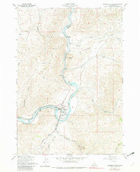 Horseshoe Bend Idaho Historical topographic map, 1:24000 scale, 7.5 X 7.5 Minute, Year 1957