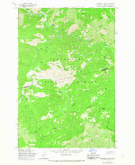 Horseshoe Lake Idaho Historical topographic map, 1:24000 scale, 7.5 X 7.5 Minute, Year 1965