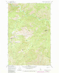 Horseshoe Lake Idaho Historical topographic map, 1:24000 scale, 7.5 X 7.5 Minute, Year 1965