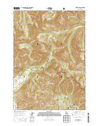 Horton Peak Idaho Current topographic map, 1:24000 scale, 7.5 X 7.5 Minute, Year 2013