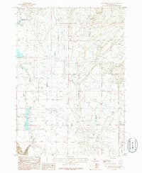 Hot Springs Creek Res Idaho Historical topographic map, 1:24000 scale, 7.5 X 7.5 Minute, Year 1986