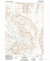 Hot Springs Idaho Historical topographic map, 1:24000 scale, 7.5 X 7.5 Minute, Year 1992