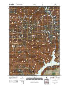 House Mountain Idaho Historical topographic map, 1:24000 scale, 7.5 X 7.5 Minute, Year 2011