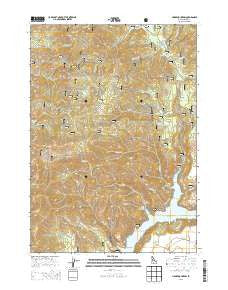 House Mountain Idaho Current topographic map, 1:24000 scale, 7.5 X 7.5 Minute, Year 2013