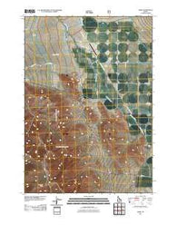 Howe Idaho Historical topographic map, 1:24000 scale, 7.5 X 7.5 Minute, Year 2011