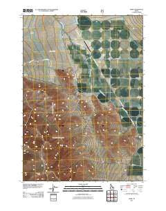 Howe Idaho Historical topographic map, 1:24000 scale, 7.5 X 7.5 Minute, Year 2011