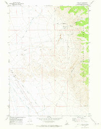 Howe NE Idaho Historical topographic map, 1:24000 scale, 7.5 X 7.5 Minute, Year 1969