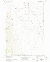 Howe NW Idaho Historical topographic map, 1:24000 scale, 7.5 X 7.5 Minute, Year 1969
