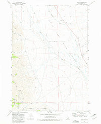 Howe NW Idaho Historical topographic map, 1:24000 scale, 7.5 X 7.5 Minute, Year 1969