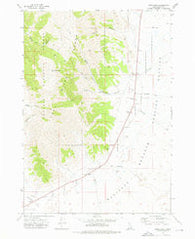 Howe Peak Idaho Historical topographic map, 1:24000 scale, 7.5 X 7.5 Minute, Year 1972