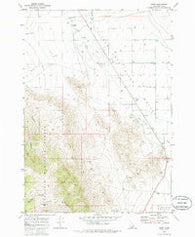 Howe Idaho Historical topographic map, 1:24000 scale, 7.5 X 7.5 Minute, Year 1969