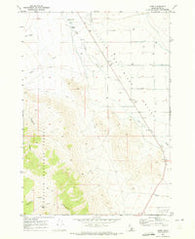 Howe Idaho Historical topographic map, 1:24000 scale, 7.5 X 7.5 Minute, Year 1969