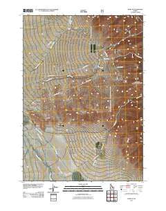 Howe NE Idaho Historical topographic map, 1:24000 scale, 7.5 X 7.5 Minute, Year 2011