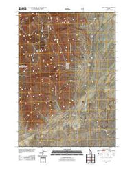 Howe Peak Idaho Historical topographic map, 1:24000 scale, 7.5 X 7.5 Minute, Year 2011