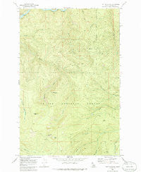 Hoyt Mountain Idaho Historical topographic map, 1:24000 scale, 7.5 X 7.5 Minute, Year 1969