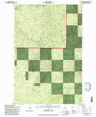 Hoyt Mountain Idaho Historical topographic map, 1:24000 scale, 7.5 X 7.5 Minute, Year 1995