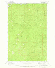 Hoyt Mountain Idaho Historical topographic map, 1:24000 scale, 7.5 X 7.5 Minute, Year 1969