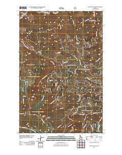Hoyt Mountain Idaho Historical topographic map, 1:24000 scale, 7.5 X 7.5 Minute, Year 2011