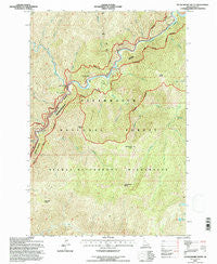 Huckleberry Butte Idaho Historical topographic map, 1:24000 scale, 7.5 X 7.5 Minute, Year 1994
