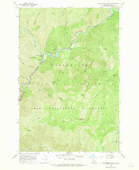 Huckleberry Butte Idaho Historical topographic map, 1:24000 scale, 7.5 X 7.5 Minute, Year 1966