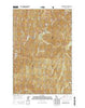 Huckleberry Butte Idaho Current topographic map, 1:24000 scale, 7.5 X 7.5 Minute, Year 2014