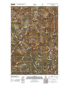 Huckleberry Mountain Idaho Historical topographic map, 1:24000 scale, 7.5 X 7.5 Minute, Year 2011