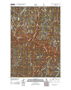 Huddleson Bluff Idaho Historical topographic map, 1:24000 scale, 7.5 X 7.5 Minute, Year 2011