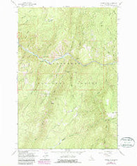 Hungry Ridge Idaho Historical topographic map, 1:24000 scale, 7.5 X 7.5 Minute, Year 1963