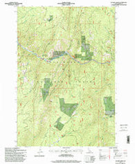 Hungry Ridge Idaho Historical topographic map, 1:24000 scale, 7.5 X 7.5 Minute, Year 1995