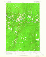 Hungry Ridge Idaho Historical topographic map, 1:24000 scale, 7.5 X 7.5 Minute, Year 1963