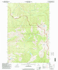 Hungry Rock Idaho Historical topographic map, 1:24000 scale, 7.5 X 7.5 Minute, Year 1995