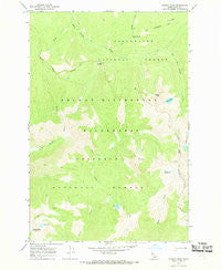 Hungry Rock Idaho Historical topographic map, 1:24000 scale, 7.5 X 7.5 Minute, Year 1966